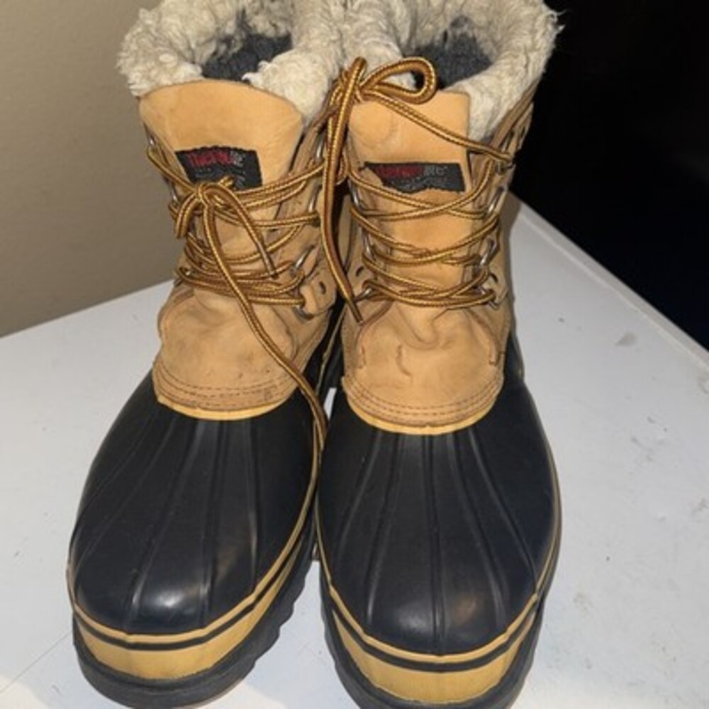 Western Chief Insulated Duck Boots - Men's Winter Snow Boots - Tan/